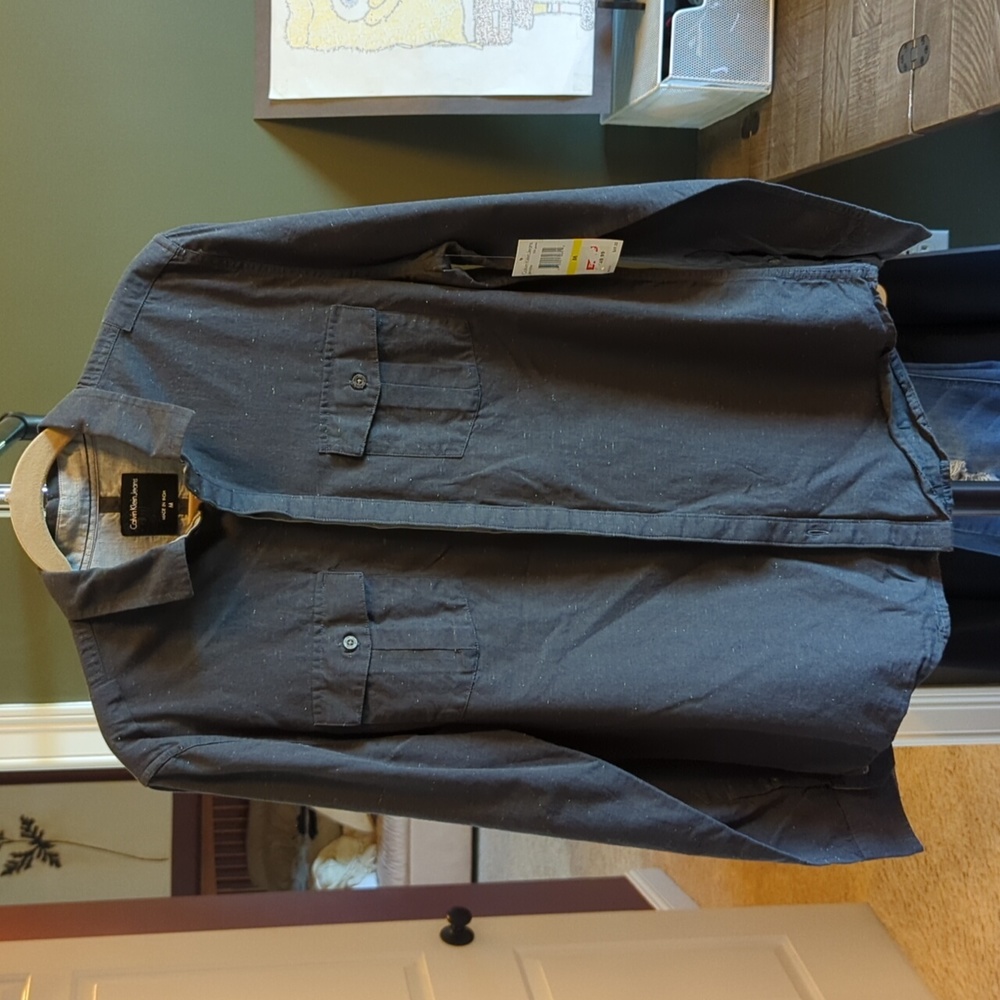 Men's Calvin Klein Jeans button down shirt